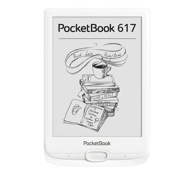 Электронная книга 6" PocketBook 617 / 8ГБ / Wi-Fi / E-Ink екран 1024 × 758 / White (‎PB617-D-RU), фото №1