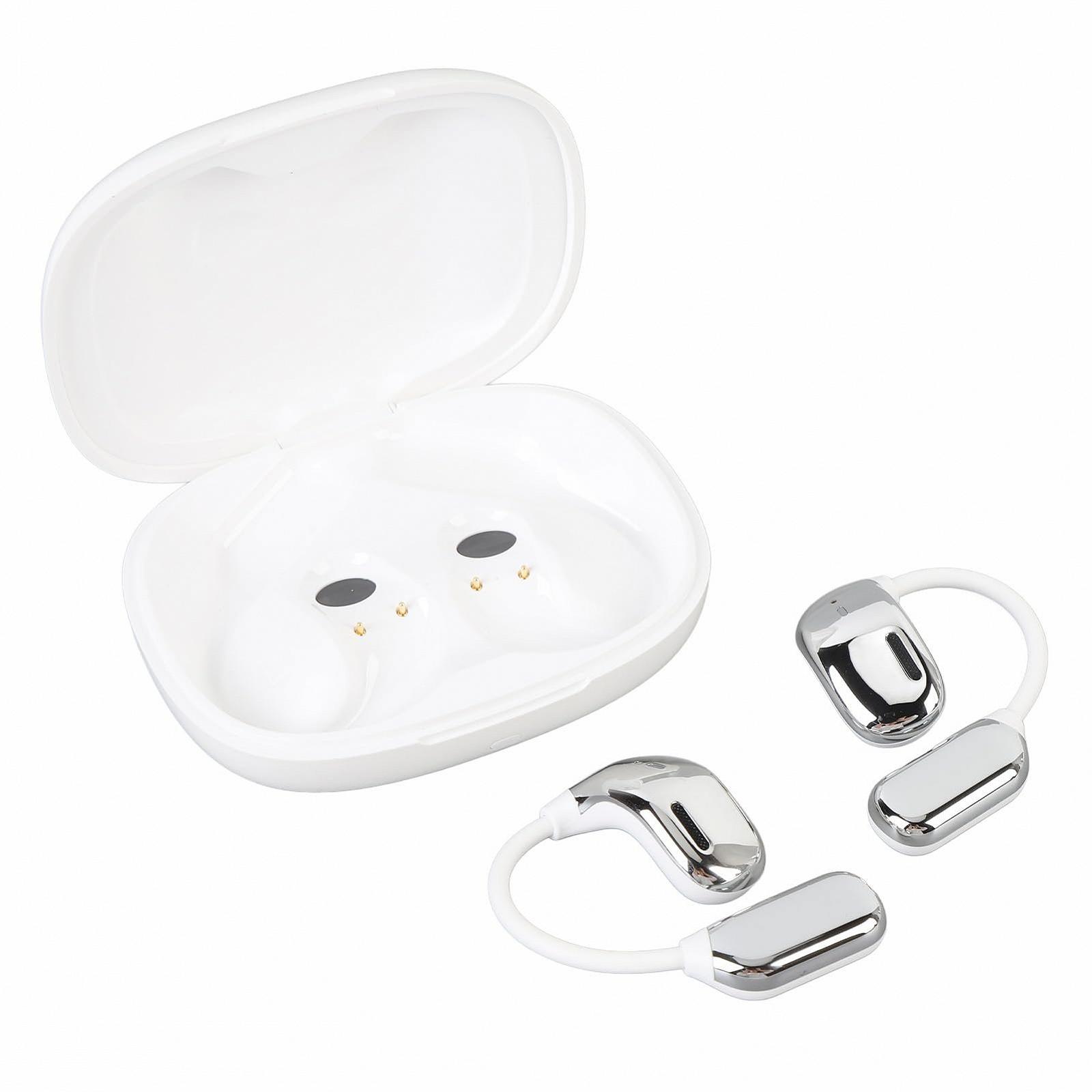 Беспроводные наушники для перевода GOWENIC, 2 пары, транскрипция в реальном времени для бизнес-встреч, сенсорные, ABS, силикон, фото №3