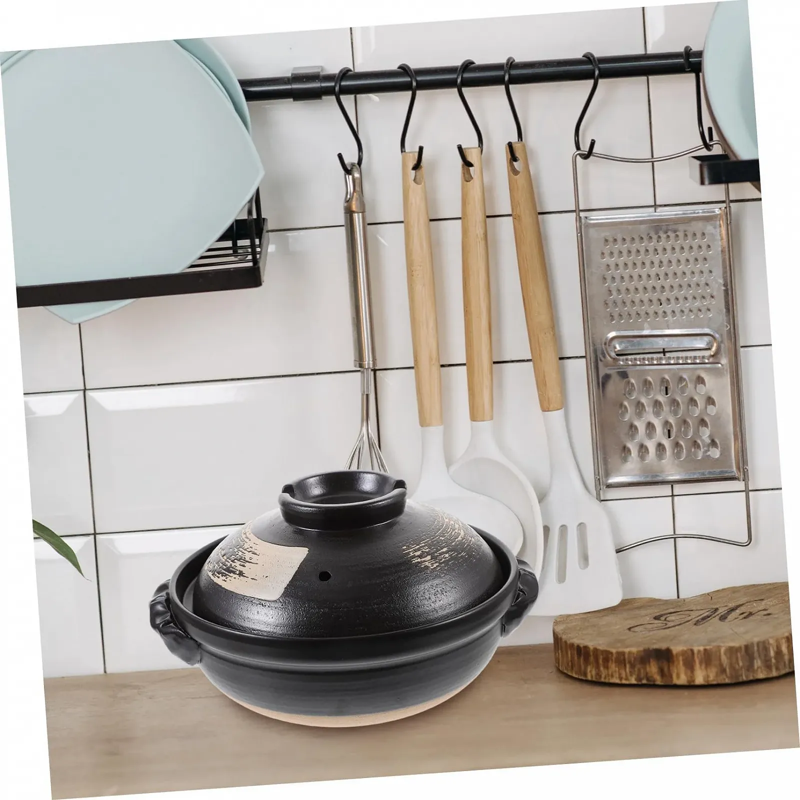 Каструля для запікання керамічна з кришкою кольорова жаростійка 500 мл, фото №5