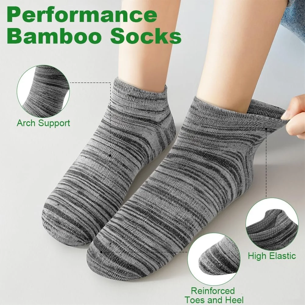 Тренувальні шкарпетки Bamboo flintronic для жінок, короткі спортивні шкарпетки, фото №2