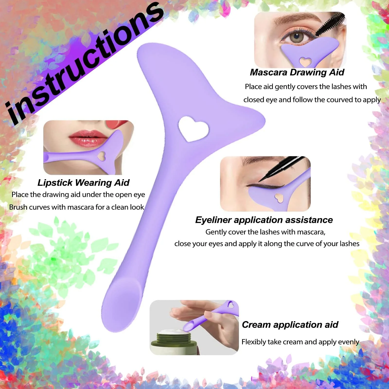 Трафарети для підводки IOSPKKIO Силіконові, фото №3