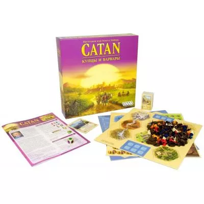 Настольная игра Hobby World Колонизаторы. Купцы и варвары (4-е рус. изд., CATAN) (181901), фото №2