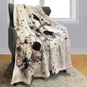 Одеяло Флисовое YISUMEI Dalmatian 75 x 100 см synthetic.ua - Фото 1