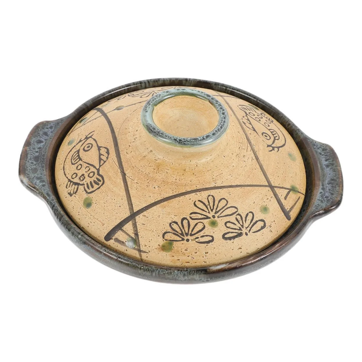 Кастрюля керамическая Ciieeo японская многофункциональная с ручкой, фото №1