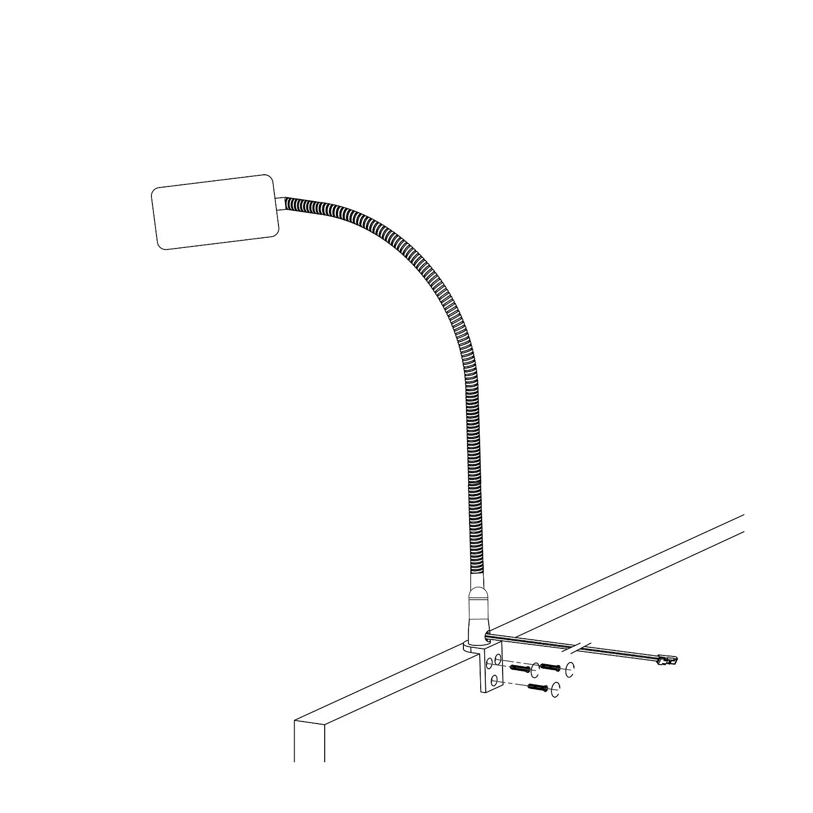 Настільна лампа LED 4 Ватт гнучка для читання, фото №3