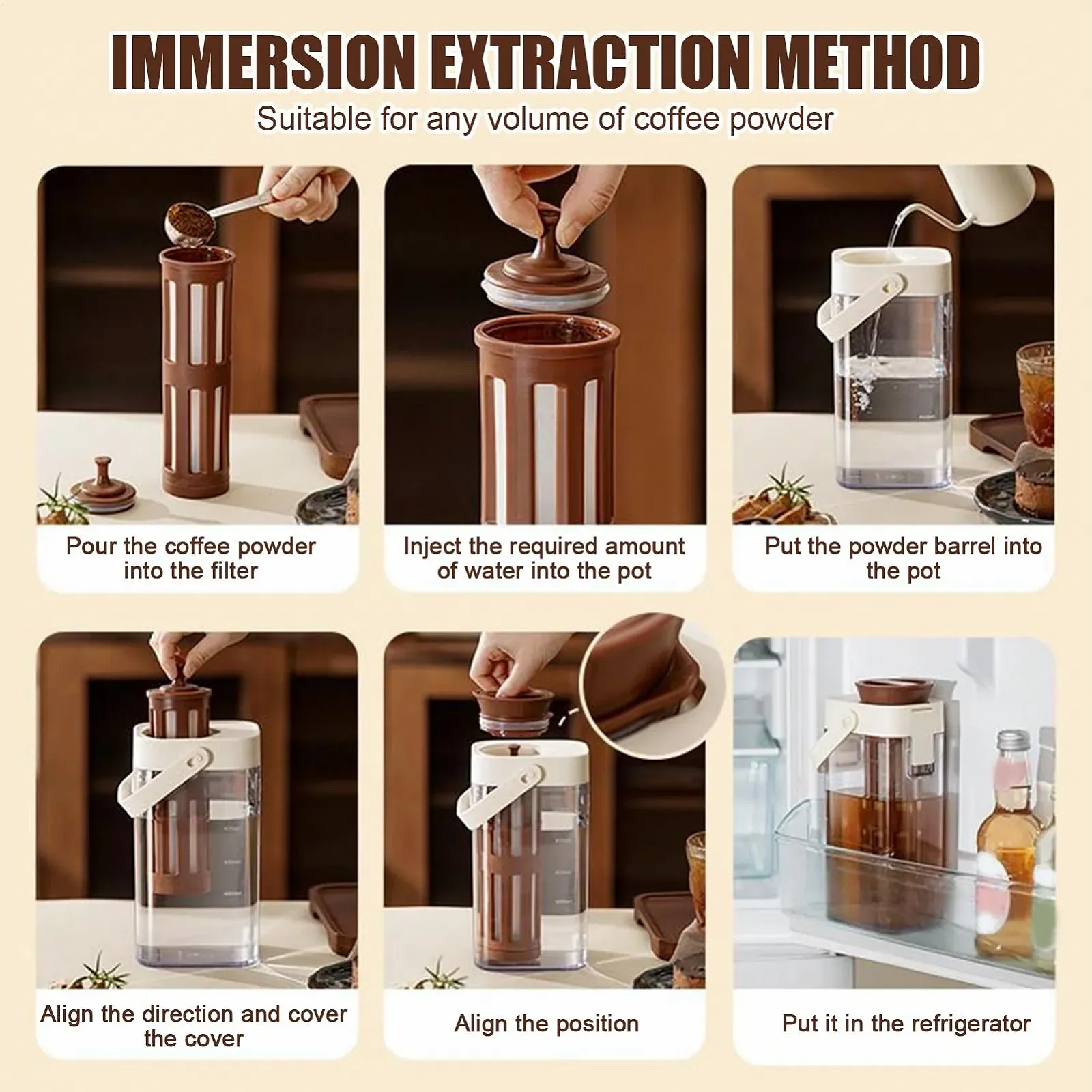 Кавник для холодного приготування кави, великий контейнер для приготування холодної кави, фото №8 Кавник для холодного приготування кави, великий контейнер для приготування холодної кави, фото №8