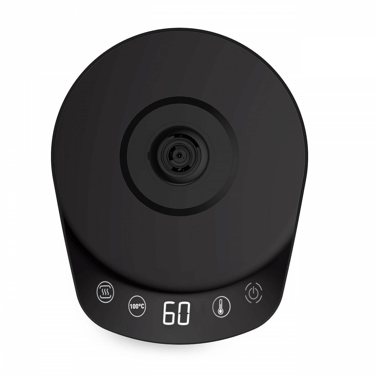 Чайник Krups Café Control BW9238 Gooseneck 1 литр Цифровой дисплей 8 настроек Матово-черный, фото №3