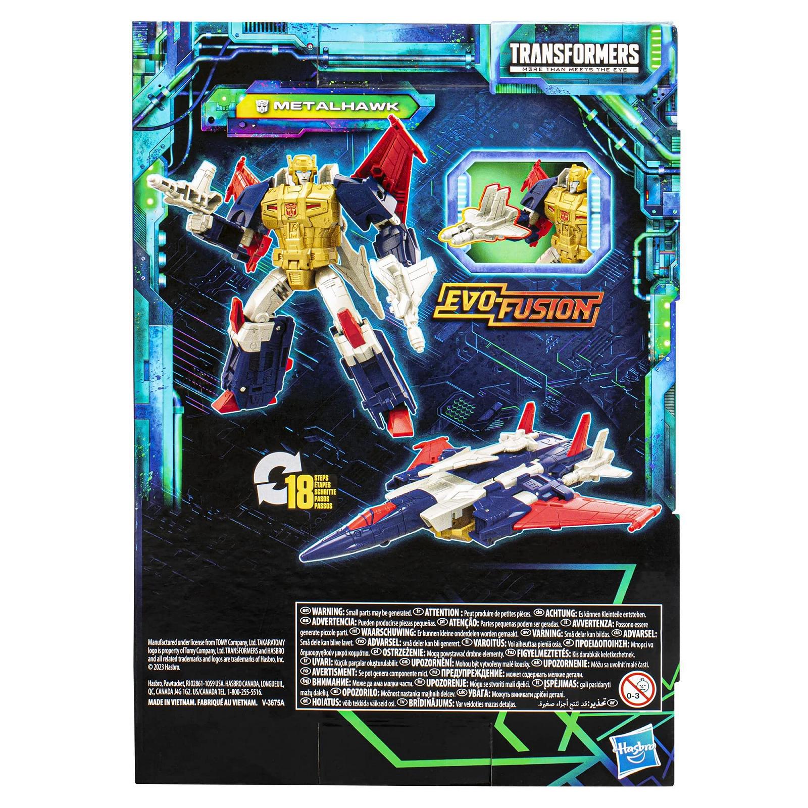 Фігурка Transformers Legacy Evolution Voyager Class Metalhawk 17,5 см, фото №3