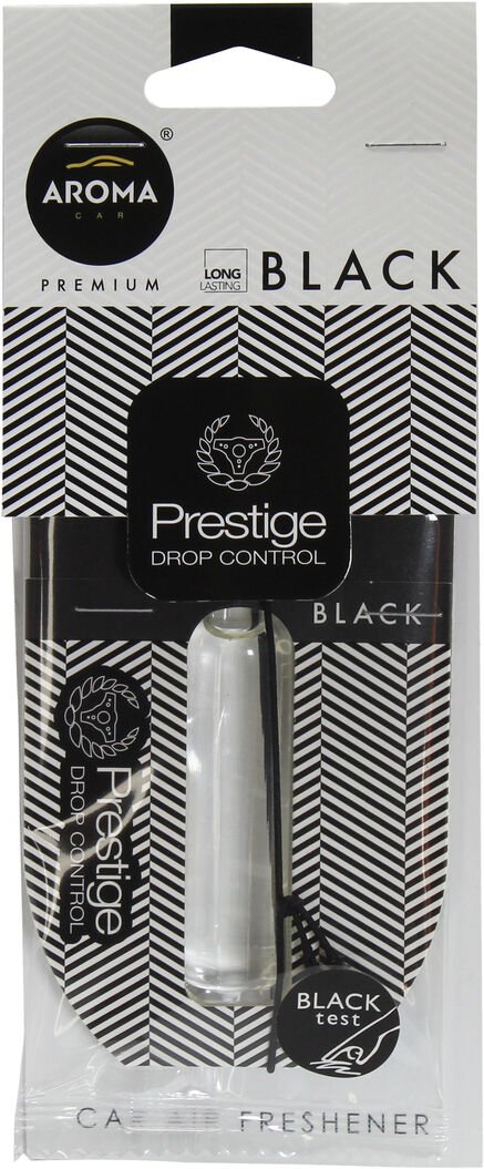 Ароматизатор Aroma Car Prestige Drop Control Black рідкий картка 5мл 83207, фото №1