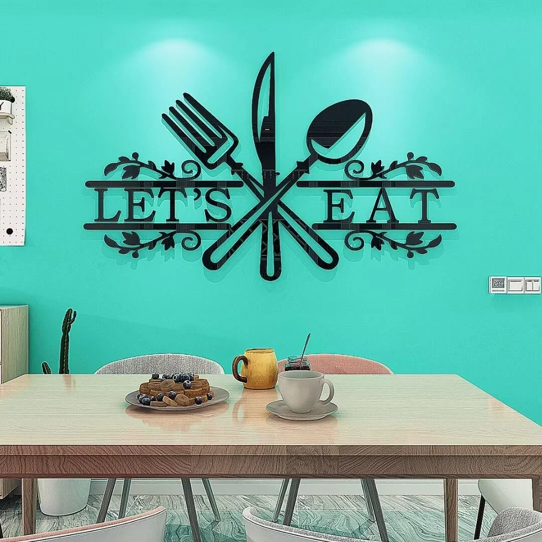 Наклейка на стіну 3D Kitchen самоклеюча 70 x 100 см Black, фото №5