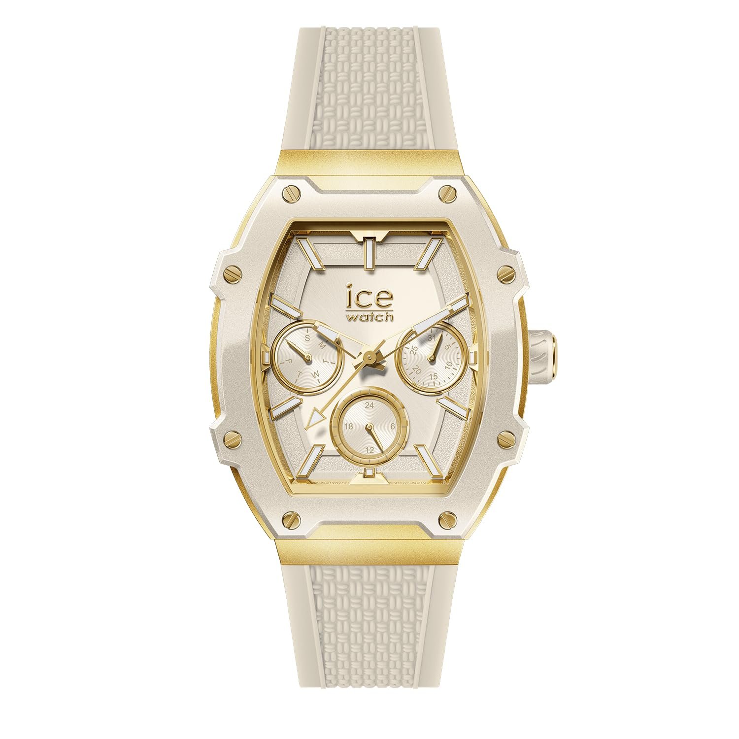 Годинник ICE-WATCH Ice Boliday Steel з силіконовим ремінцем (середній), фото №1