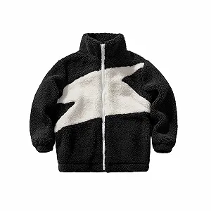 Флісова зимова куртка для хлопчиків Generisch з теплою підкладкою, вітрозахисна для активного відпочинку на природі - Фото 1