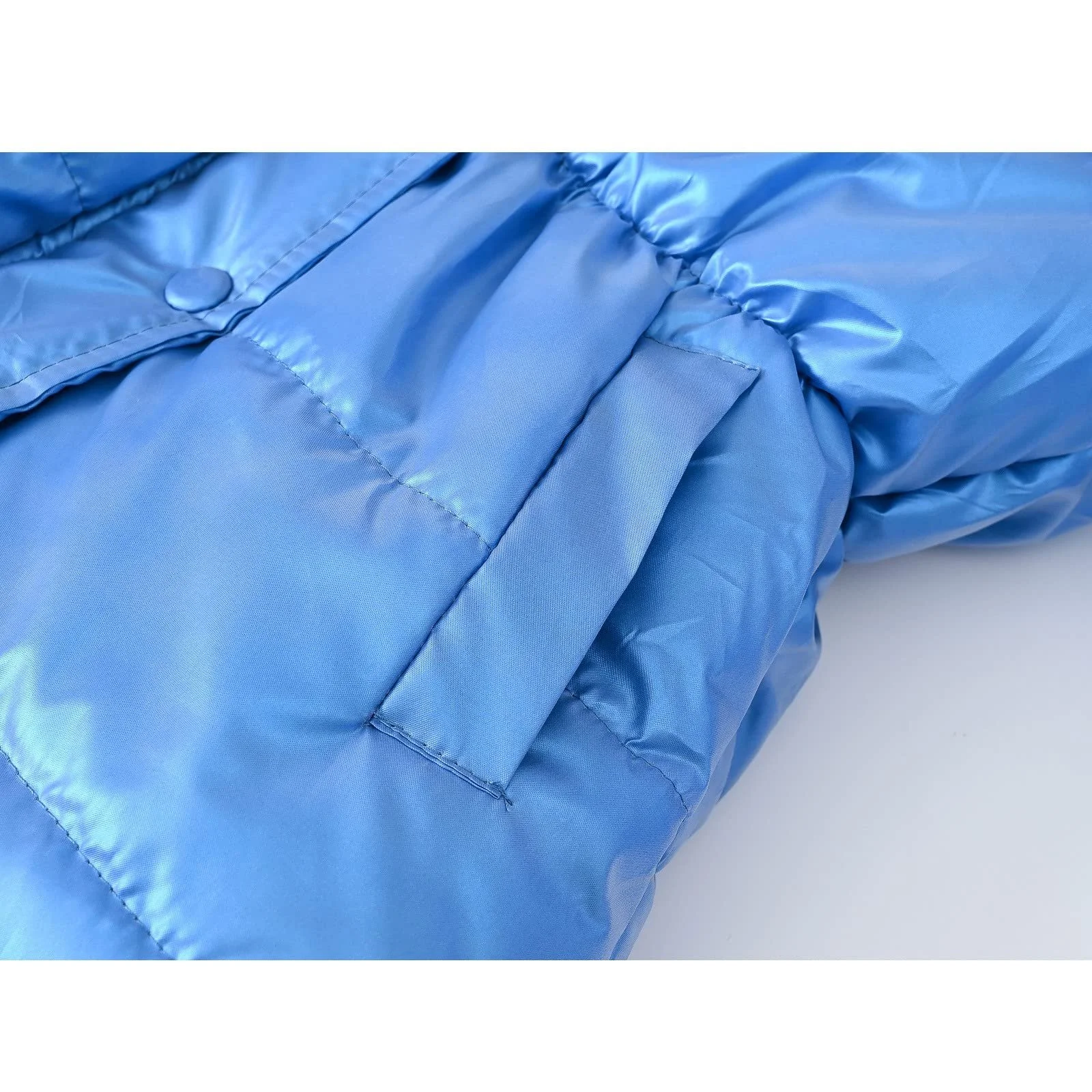 Унісекс Дитяча зимова куртка для дівчаток і хлопчиків, довга зимова куртка, фото №4