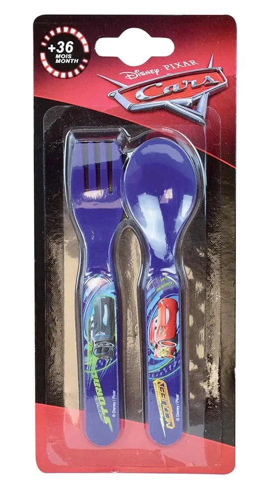 Детский набор посуды Сars Disney: стакан 220 мл, суповая тарелка диаметром 16 см, стакан с соломинкой 400 мл и 2 набора с 2 крышками высотой 13,5 см многоразовый, фото №5