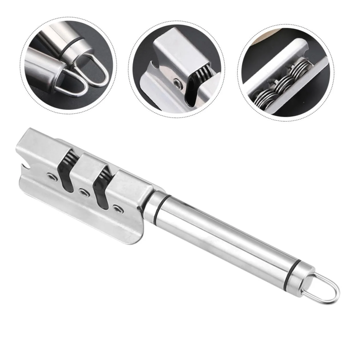 Точилка для ножів ERINGOGO Edelstahl ергономічна з подвійною лінією заточування, фото №6