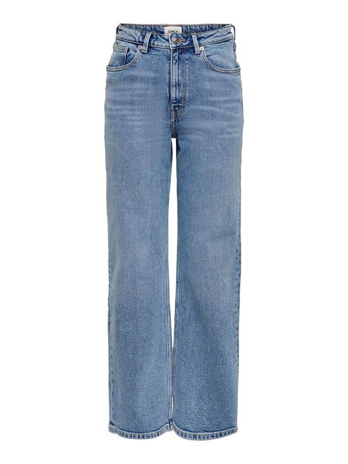 Джинсы ONLY Wide Leg Medium Blue, фото №4