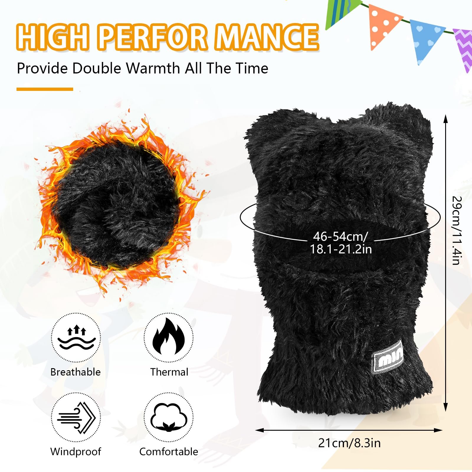 Вязана Шапка з М'яким і Теплим Флісом, фото №2