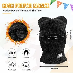 Вязаная Шапка с Мягким и Теплым Флисом synthetic.ua - Фото 1