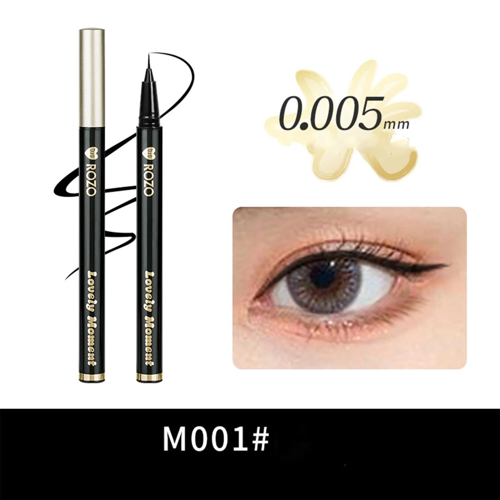 Підводка для очей CLY AMS Рідка Чорний, фото №2