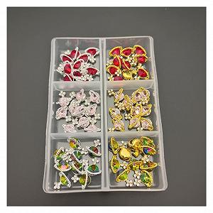 Підвіски для нігтів Yaoqijie в стилі планети 60 шт. - Фото 1