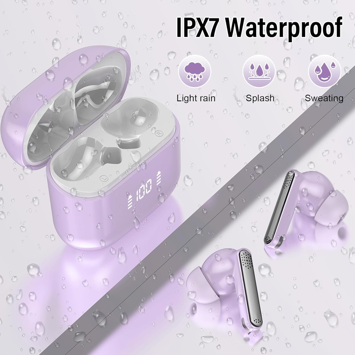 Наушники-переводчики AI, для перевода 3-в-1 Lilac, фото №9
