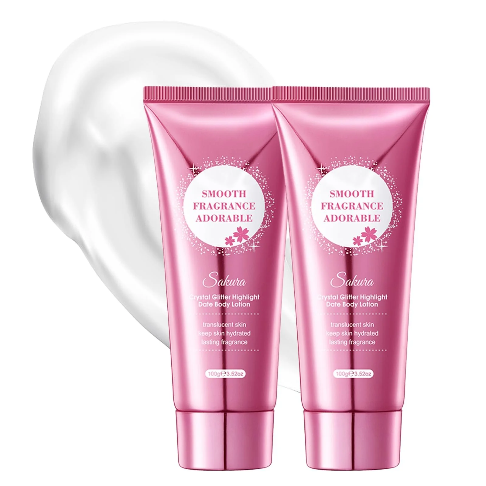 Лосьйон для тіла Highlight Dating з ароматом вишневого цвіту, інтенсивний зволожувач для ніжної шкіри, тривале зволоження, паковання з 2 штук, фото №1 Лосьйон для тіла Highlight Dating з ароматом вишневого цвіту, інтенсивний зволожувач для ніжної шкіри, тривале зволоження, паковання з 2 штук, фото №1