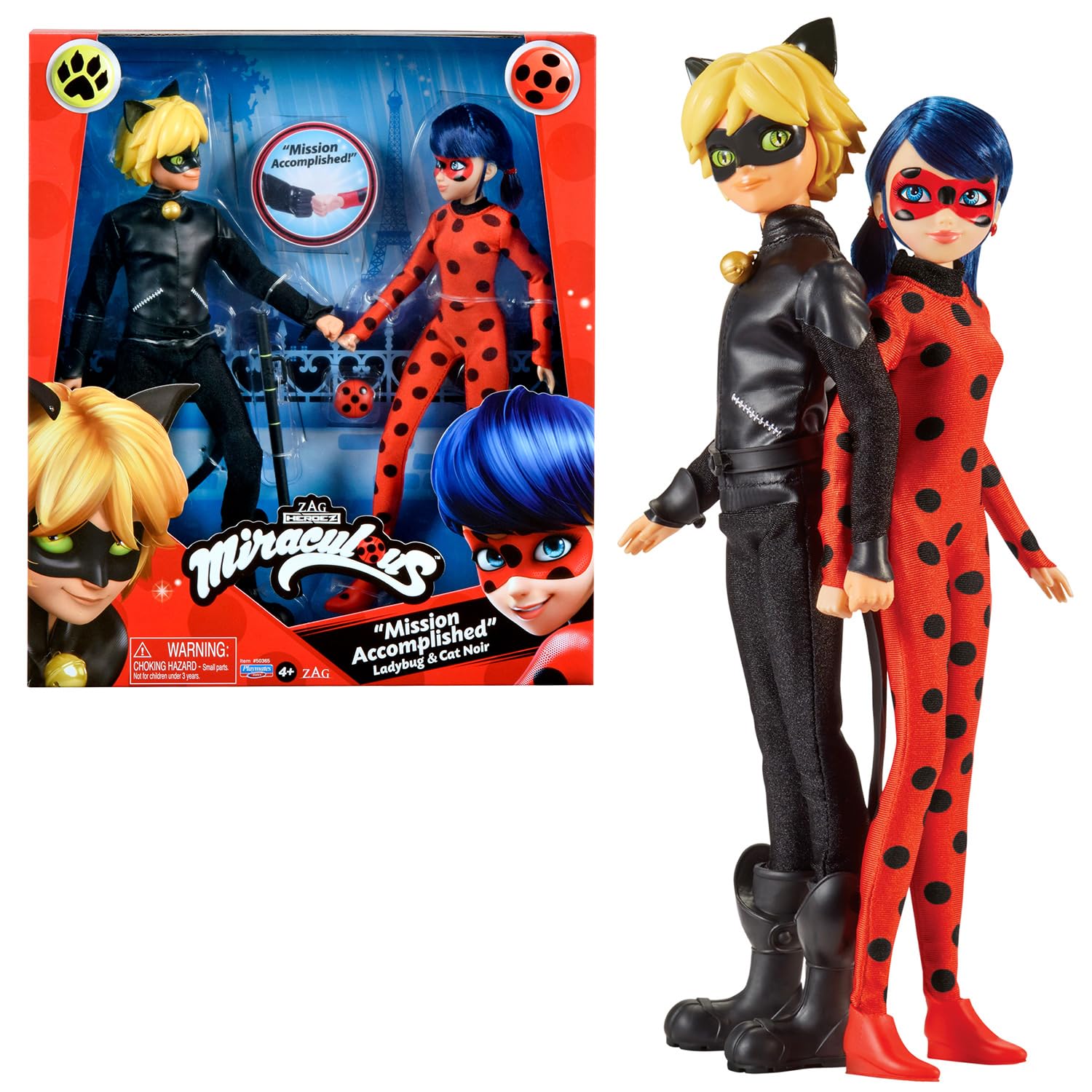 Кукла BANDAI Miraculous Ladybug Ladybug и Cat Noir 26 см, фото №1 Кукла BANDAI Miraculous Ladybug Ladybug и Cat Noir 26 см, фото №1