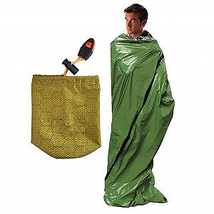 Спальний мішок Survival Waterproof Portable Survival Blanket Windproof Waterproof Compact Thick Ultralight Durable Bivvy Bag для кемпінгу та пригод - Фото 1