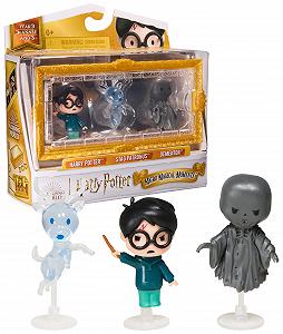 Фігурки Collectible Multipack Wizarding World Harry Potter Micro Magical Moments Patronus з Гаррі Поттером, Патронусом-оленем, Дементором та вітриною - Фото 1