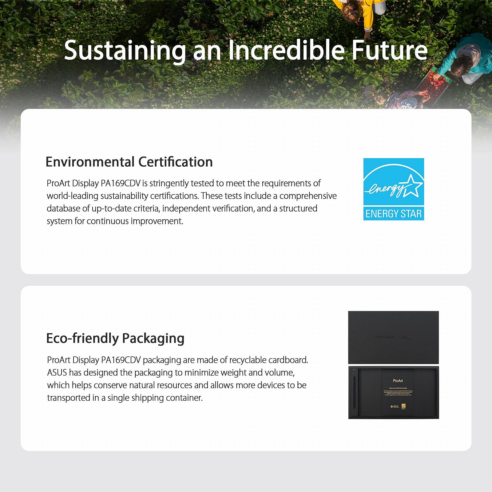 Дисплей ASUS ProArt PA169CDV 15.6 дюймов 4K UHD Wacom EMR ProArt Pen 100% sRGB Сенсорный 10-точечный Calman DisplayHDR 400 IPS, фото №7