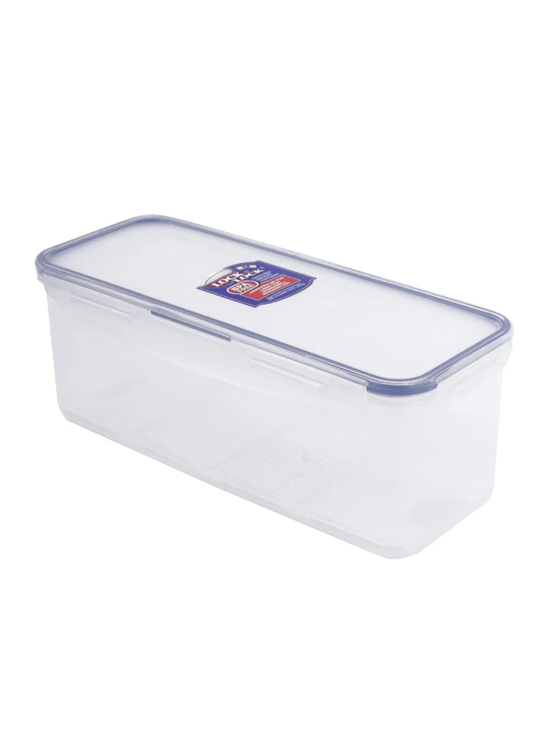Ємність для зберігання Lock & Lock Classic 2.0 л 278 x 115 x 103 мм з дренажною решіткою Герметичний без BPA Набір із 2 шт, фото №4