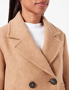 Жіноче пальто Кабан Pinko Connection Caban Jacquard Scarf synthetic.ua - Фото 1