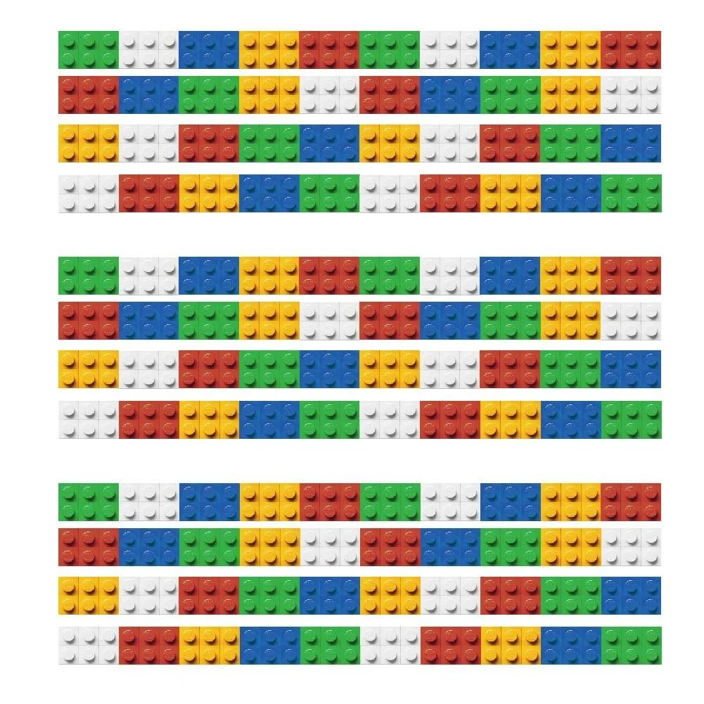 Наклейка на стіну SUPERDANT Будівельні блоки самоклеюча вінілова DIY різнокольорова, фото №3 Наклейка на стіну SUPERDANT Будівельні блоки самоклеюча вінілова DIY різнокольорова, фото №3
