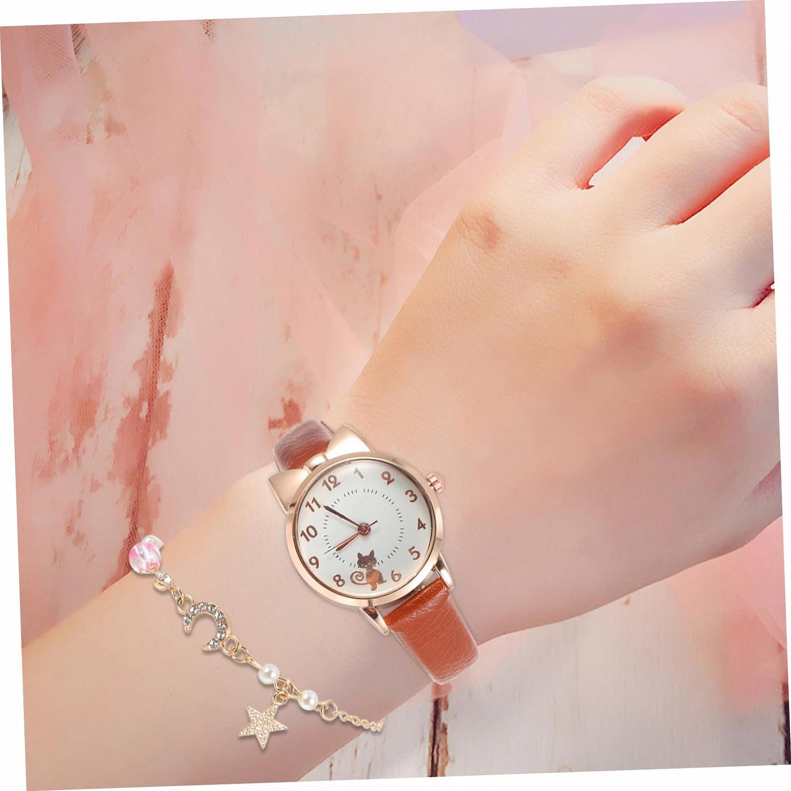 Кварцовий годинник Healvian Жіночий з місячним браслетом, фото №4 Кварцовий годинник Healvian Жіночий з місячним браслетом, фото №4