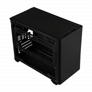 Корпус Cooler Master MasterBox NR200 / без БЖ / Mini-ITX / SFX / USB 3.2 / Підтримка відеокарт до 330 мм / Чорний - Фото 1