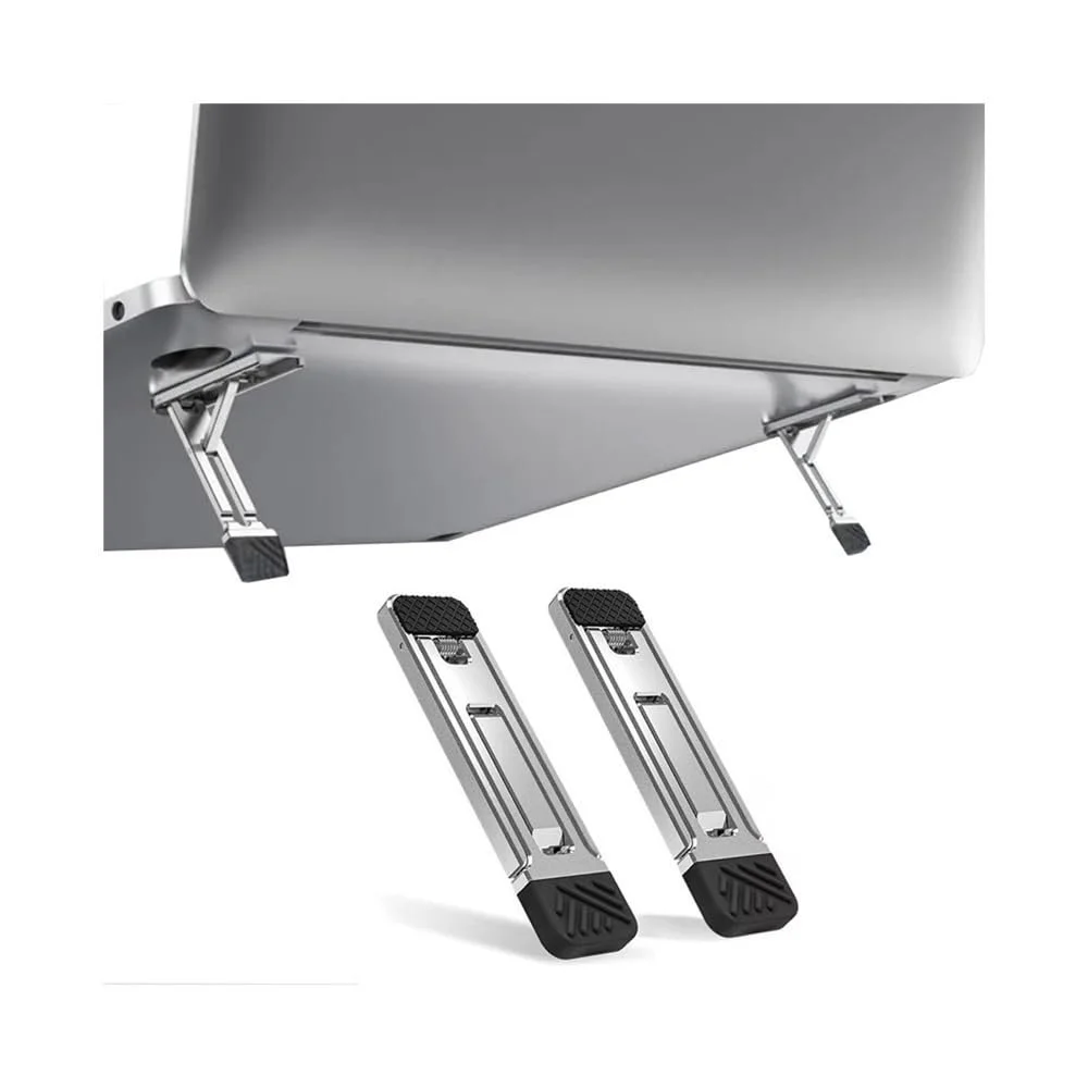 Подставка для ноутбука, мини-подставка для ноутбука для стола, 1 пара складных охлаждающих кронштейнов для ноутбука из алюминия, фото №1