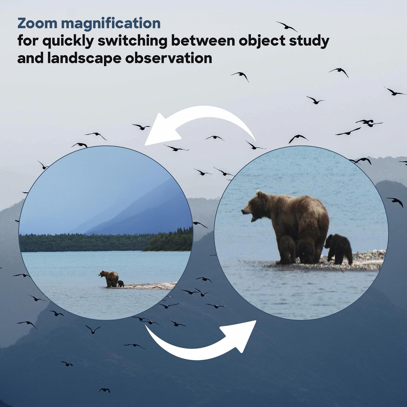 Бінокль Discovery Gator 10-30x50, фото №3