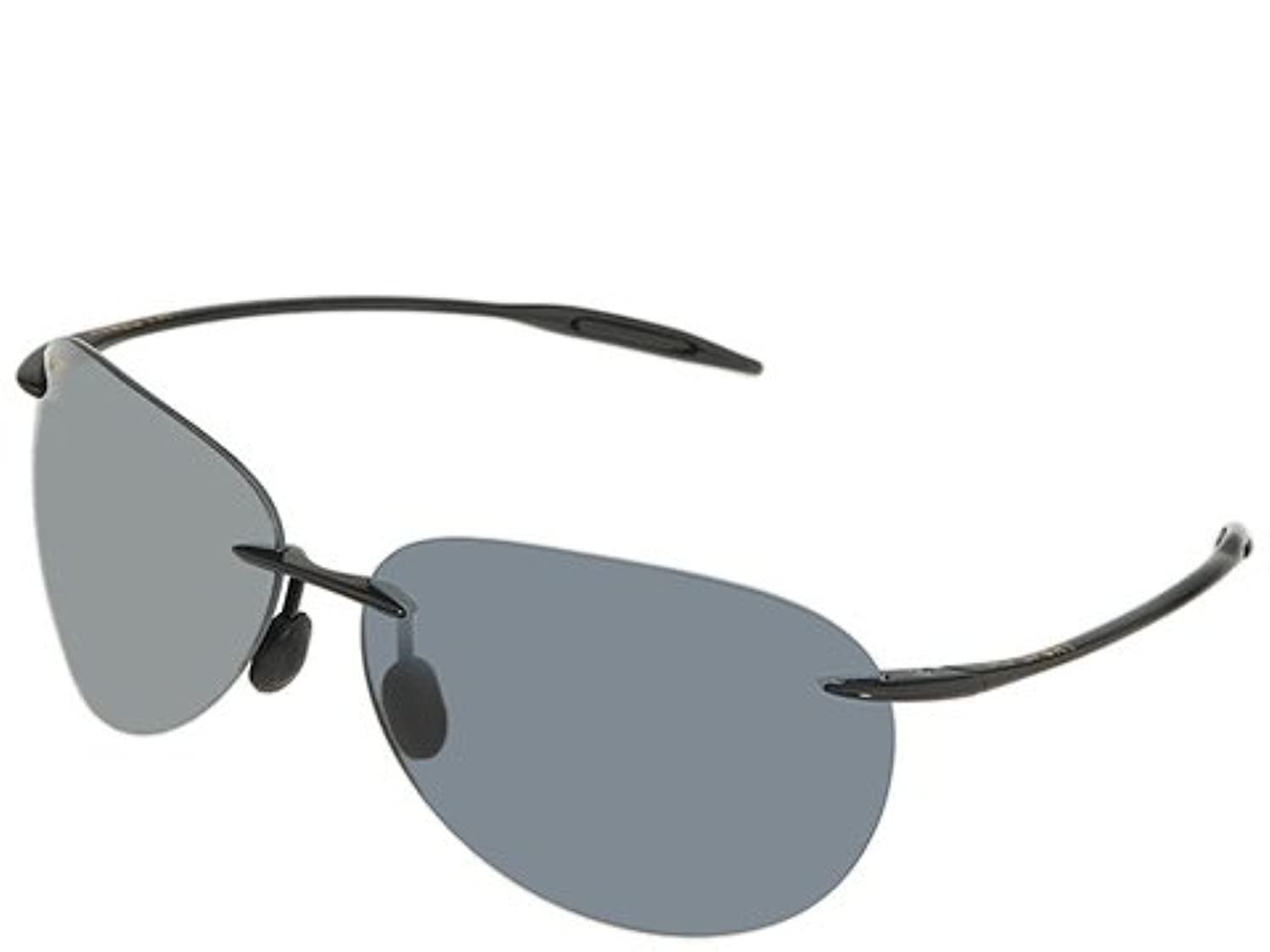 Сонцезахисні окуляри Чоловічі Без обідка Maui Jim Sugar Beach 421-02 Чорний, фото №6