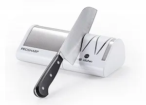 Точилка для ножів електрична Macom Just Kitchen Prosharp 827 White and Steel - Фото 1