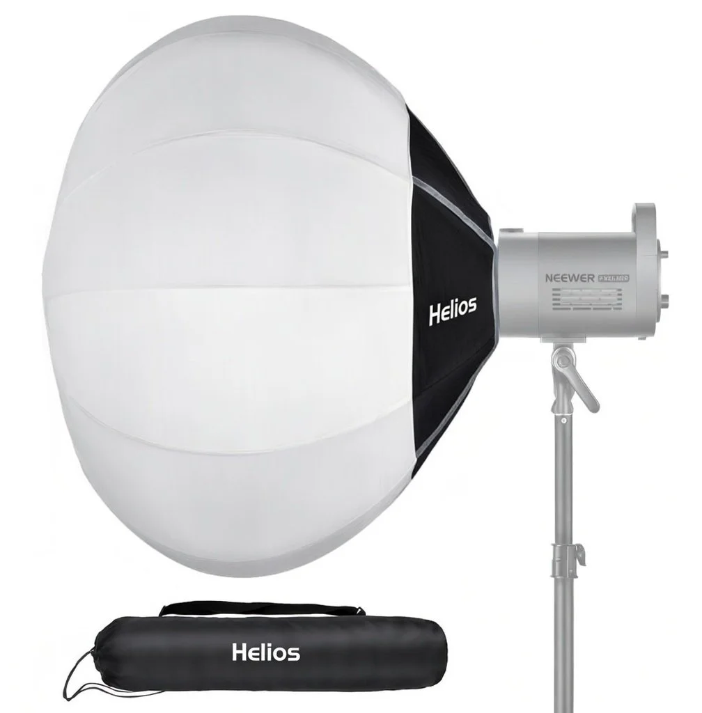 Зонт софтбокс HELIOS 60см Черно - Белый, фото №1