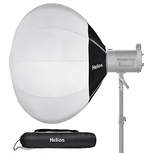 Зонт софтбокс HELIOS 60см Черно - Белый - Фото 1