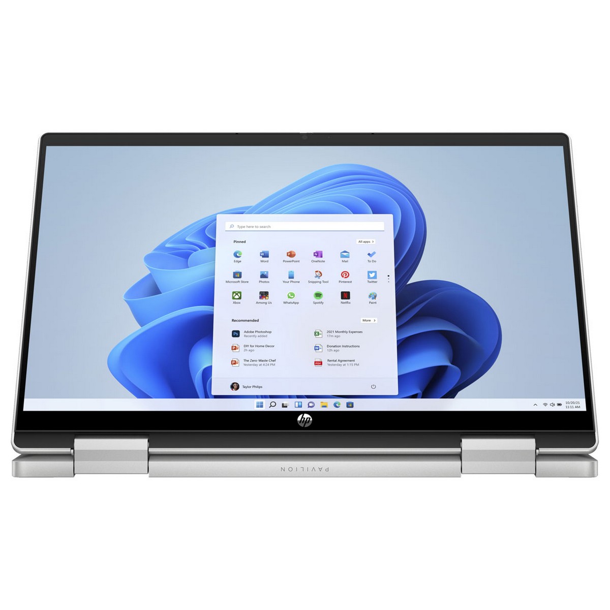 Ноутбук HP Pavilion x360 14-ek2015ua 14"FHD IPS Ts,300n/Core5-120U(4.6)/16Gb/SSD512Gb/Intl Gr/DOS/Сріблястий, фото №3