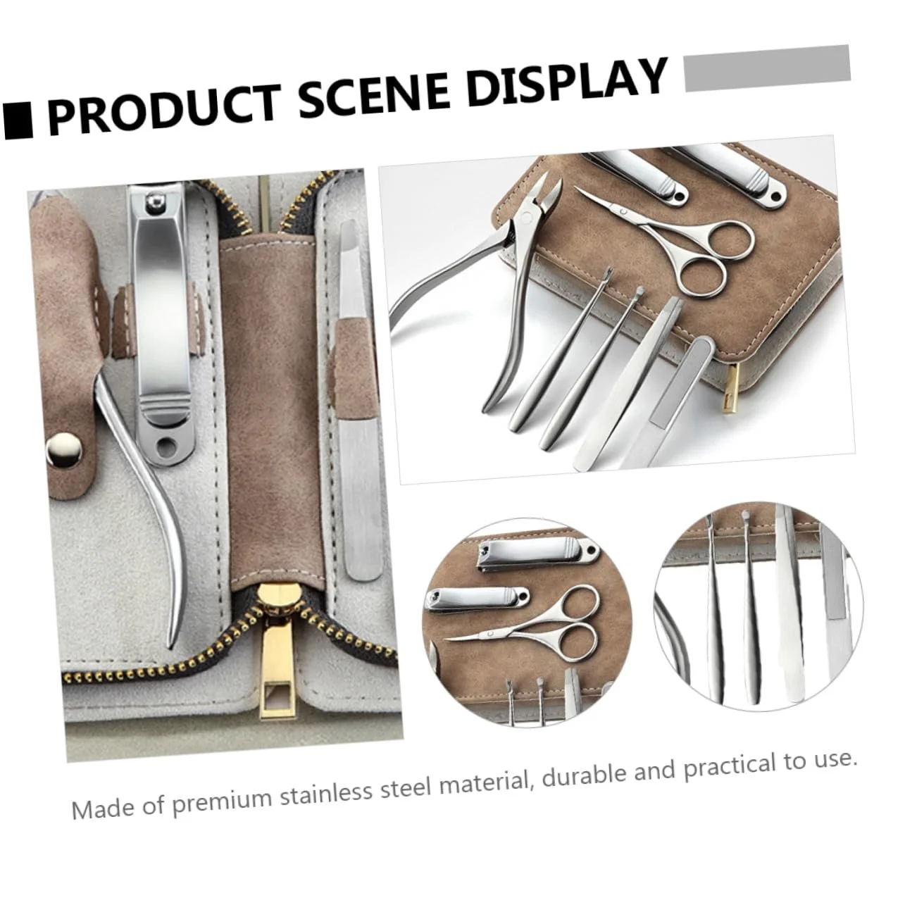 Набор для ногтей Healvian из нержавеющей стали, фото №8 Набор для ногтей Healvian из нержавеющей стали, фото №8