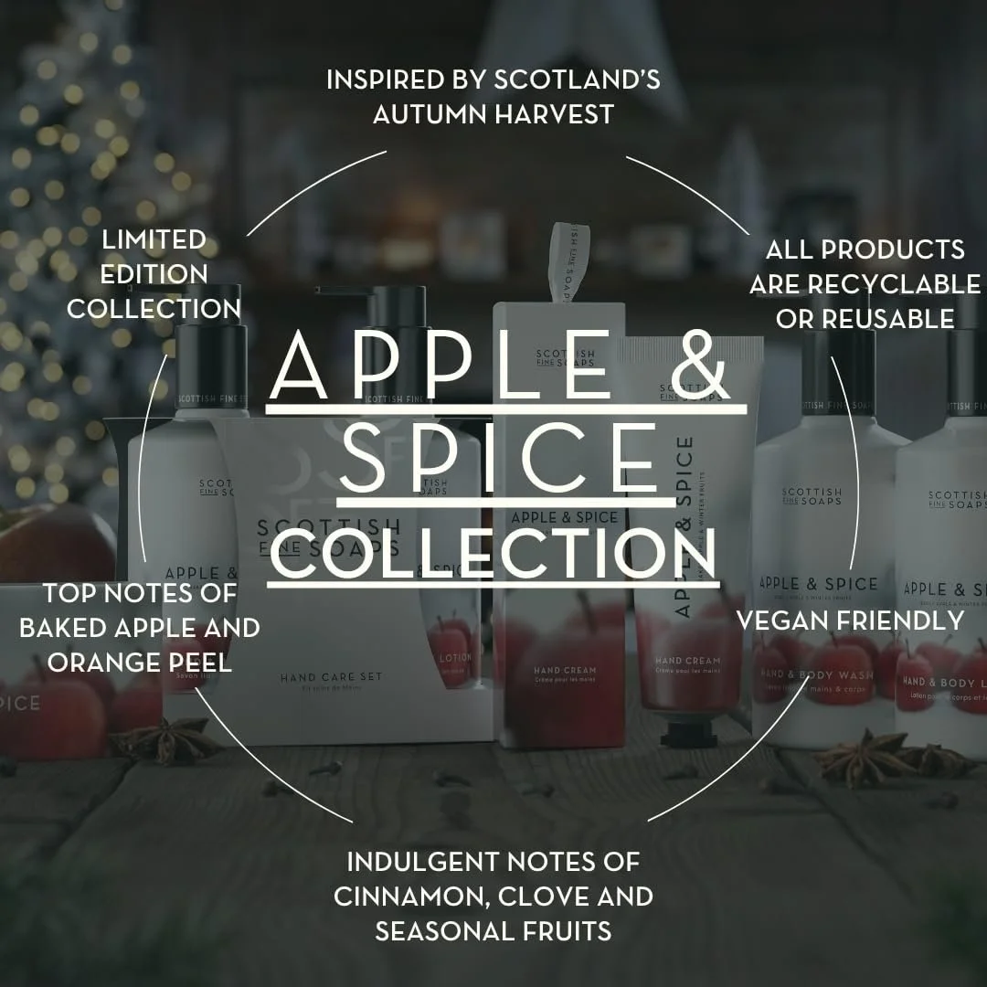 Лосьйон для рук та тіла The Scottish Fine Soaps Company Apple & Spice 300 мл, фото №2