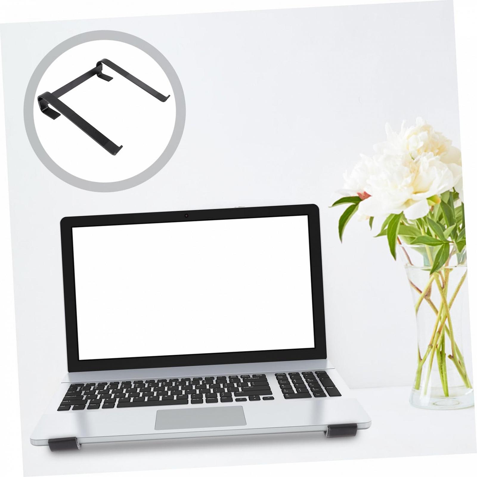 Підставка для ноутбука з алюмінієвого сплаву, регульована по висоті, ергономічний дизайн для покращення постави, фото №6
