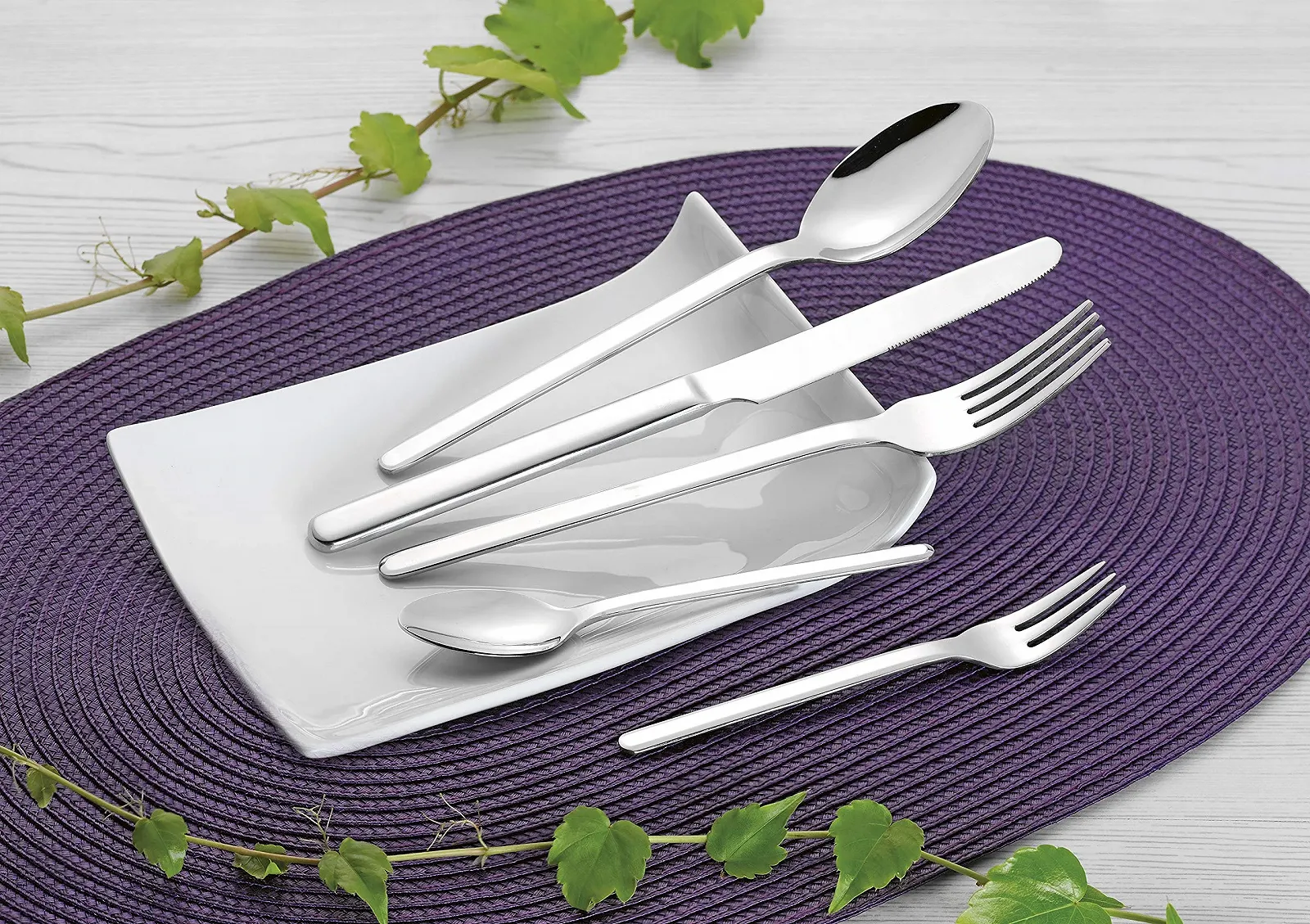 Ложки кофейные и вилки для торта Esmeyer Bettina 18/10 полированная нержавеющая сталь, упаковка 12 штук, фото №5 Ложки кофейные и вилки для торта Esmeyer Bettina 18/10 полированная нержавеющая сталь, упаковка 12 штук, фото №5