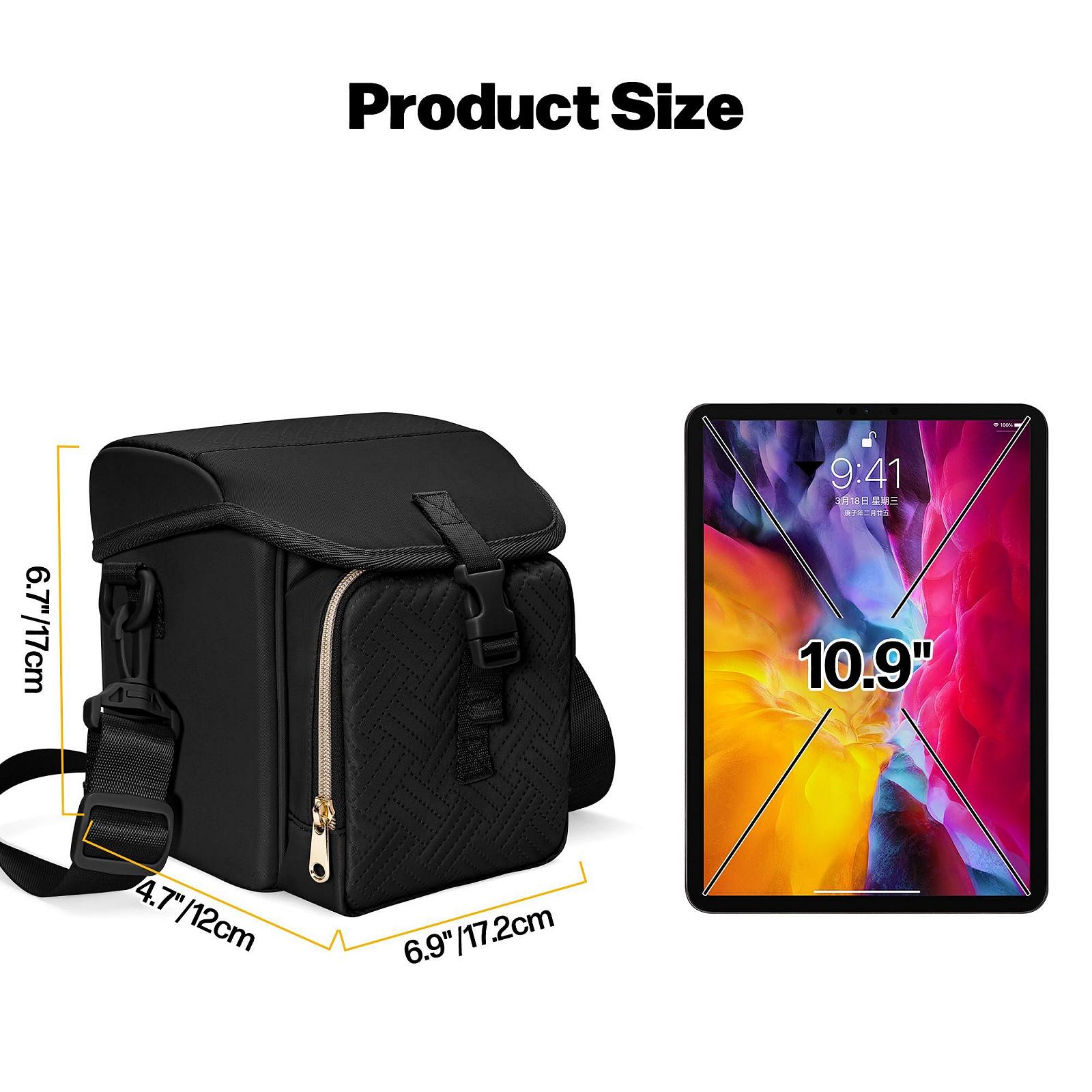 Сумка для камеры Polaroid Now/OneStep Adjustable Strap Black, фото №6