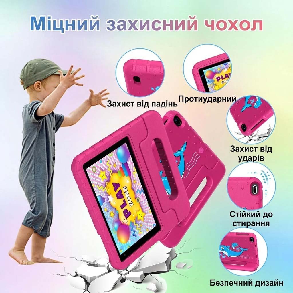 Планшет 7" Biegedy B21 4+6/64GB 8 ядер Android 14 3500 mAh Чорний, фото №5