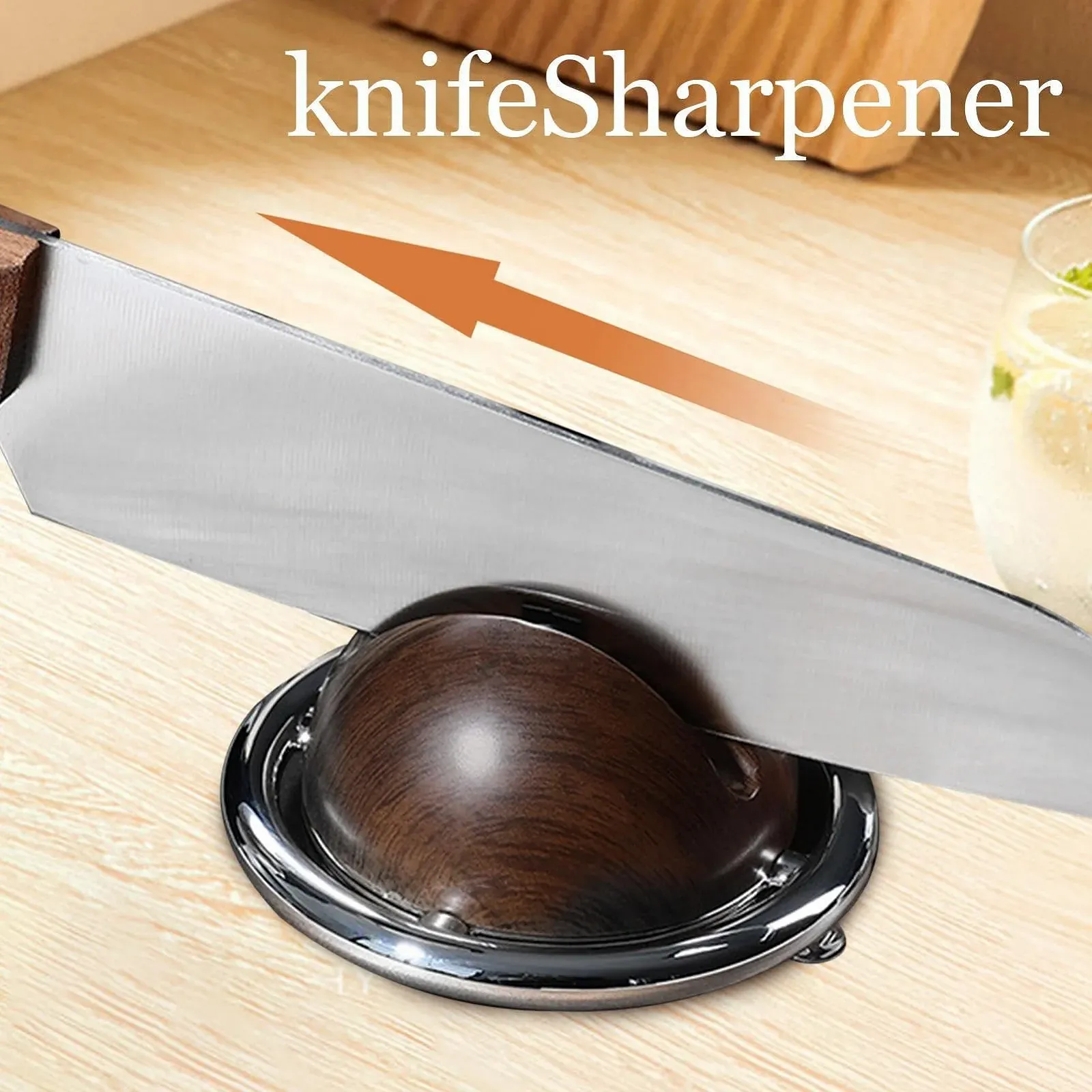 Точилка для ножів та ножиць Planet на присосці двослотова, фото №3 Точилка для ножів та ножиць Planet на присосці двослотова, фото №3