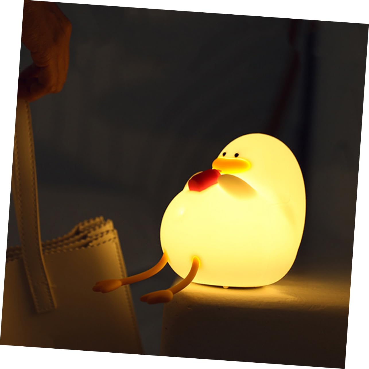 Нічник Ciieeo Enten Nachtlicht Entenförмний LED Нічник Жовтий, фото №4